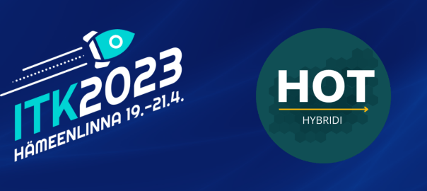 ITK 2023 -logo. HOT-hankkeen logo.