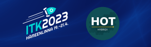 ITK 2023 -logo. HOT-hankkeen logo.